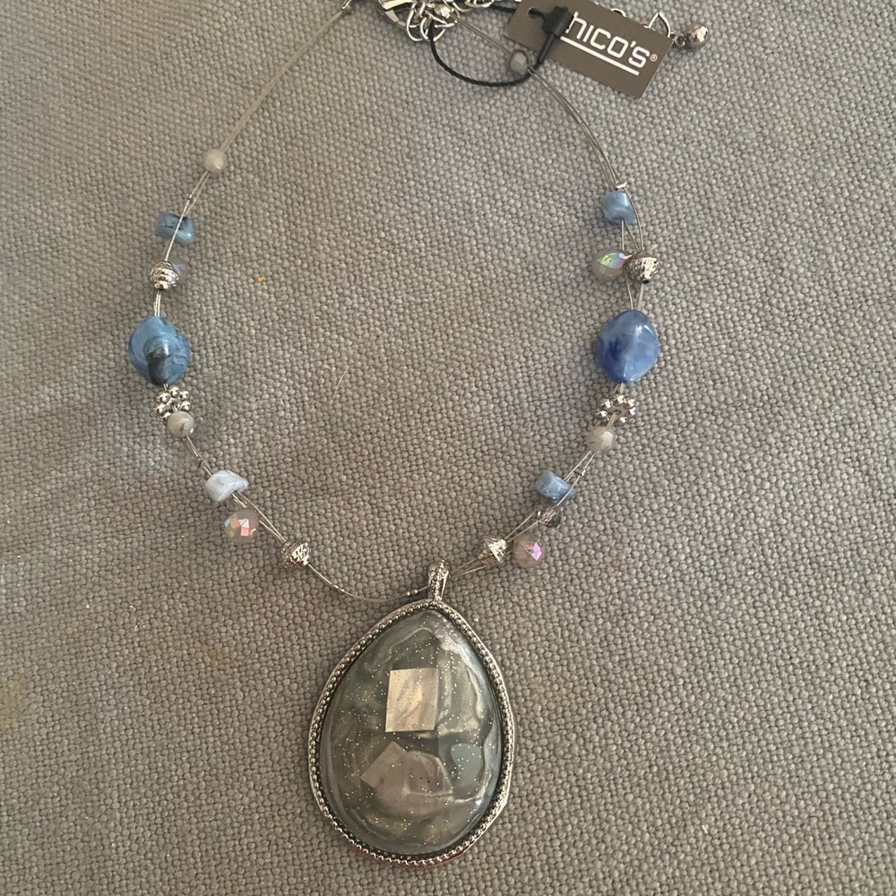 Sale !!Chico’s blue necklace Jewelry
